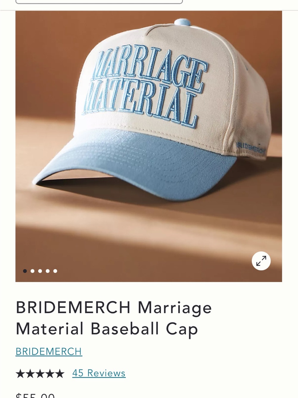 BRIDEMERCH “Marriage Material” Hat